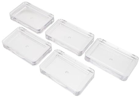 Mikinona 5stücke Transparente Lidschatten-organizer Tragbare Leere Kosmetikbehälter Für Makeup Für Augen-make-up Und Blusher Kompakt Und Praktisch Für Reisen