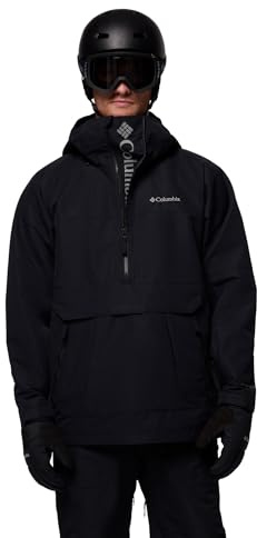 Columbia Mens Coreshot Shell Anorak, Black, X-Large