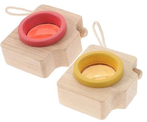 Toyvian 2stücke Spielzeug Dekorativ Pädagogisches Kinderbeobachtungsgerät Vintage Partyspielzeug Kreatives Lustige Kinderspielzeug Geschenke Beobachtungsgabe Farbenlehre