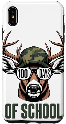 Casquette Camouflage Bois Sanglier of School Humour Chasseur Coque pour iPhone XS Max