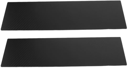 TOYZFRIENDY Tablero de Peluquería para Salón 2 Piezas Grande Negro, Herramienta para Teñir el Cabello Mango Ergonómico, Tablero Destacado Profesional para Mechas Precisas, Uso en Salones
