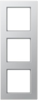 Jung Rahmen 3fach Serie A Creation Aluminium, 1 Stück, AC 583 AL