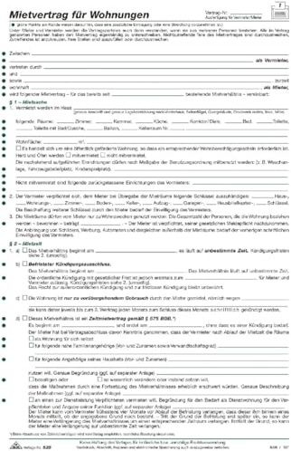 RNK Wohnungs-Mietvertrag