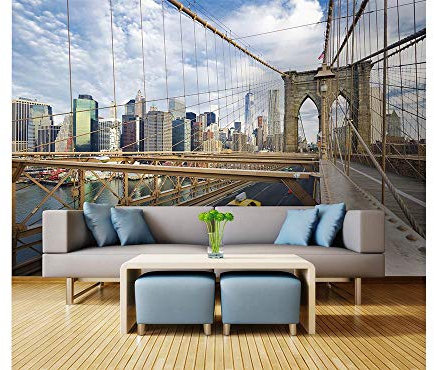 Fotomural NUEVA YORK 375 x 250 cm | Papel Pintado Fotográfico - tejido no tejido | CALIDAD PREMIUM - HECHO EN LA UE - Incluye pegamento para papel tapiz