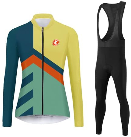 UGLY FROG Winter Langarm Radtrikot Set Winter Fleece Thermische Fahrradbekleidung 20D Gepolsterte Hosen