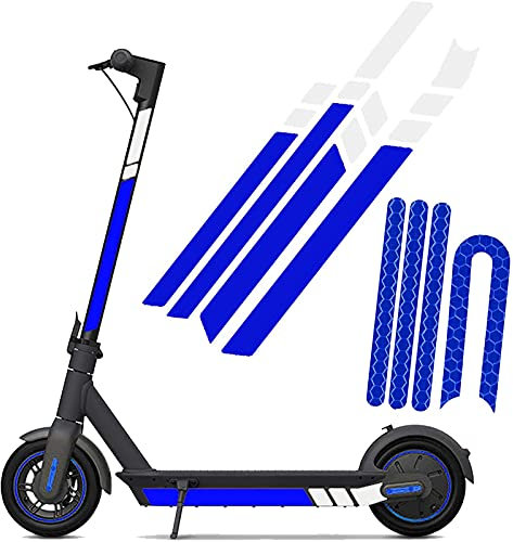 Aloskart Scooter Reflektierende Aufkleber, Universal Aufkleber für e scooter, Roller Wasserdicht Aufkleber für Xiaomi M365 und Ninebot, Elektroroller Zubehör