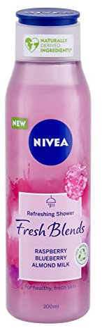 Shower Gel With The Scent Of Raspberries And Blueberries Fresh Blends Refreshing Shower 300 Ml