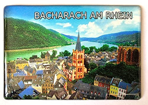 Bacharach am Rhein, Deutschland Souvenir-Kühlschrankmagnet Fridge Magnet 0204211