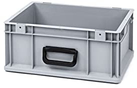 PROREGAL Eurobox NextGen Portable Uno | HxBxT 17x30x40cm | 16 Liter | Eurobehälter, Transportbox, Transportbehälter, Stapelbehälter