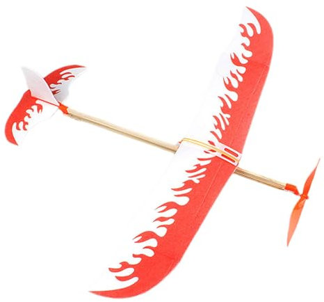 Rubber Band Airplanes, Handmade Balsa Wood Glider, Propeller Plane Toys Set, Glider Plane Assemble Flying Model Glider Toys, Novelty Rubber Band Aircraft Handcrafted Flying Fun