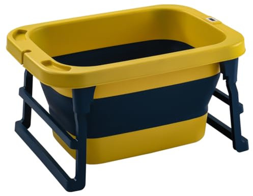 Baignoire Pliante pour Chien et Chat, Baignoire Multifonction avec Trou de vidange, Baignoire Portable pour Chaton