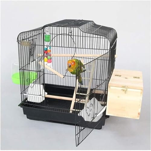 DLAZUM Professioneller Vogelkäfig, Heimtierbedarf, Vogelträger, Gartendekoration, Vogelhäuschen, tragbarer Vogelreisekäfig, Haustierhaus, großer Vogelkäfig aus Metall, Papageienkäfig, Kanarienkäfig