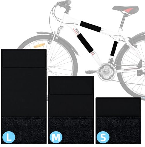 FORYNXHWIN Fahrrad Rahmenschutz mit 3 verschiedenen Größen Transportschutz für Fahrradträger,Carbon Rahmenschutz Fahrradträger,Transportschutz Passend für Fahrradträger,Fahrrad Zubehör