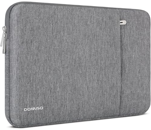 DOMISO Laptoptasche 17 Zoll Laptop Tasche Hülle Schutzhülle Wasserdicht Laptop-Taschen Laptophülle Notebooktasche Sleeve Case für HP Pavilion Envy/Dell/IdeaPad/LG Gram/MSI/ASUS/Razer,Grau