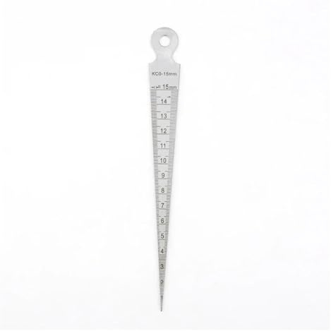 Lame Spessimetro, Calibri a cuneo da 1-15 mm for misurazione righello di gioco righello di riempimento sonde di misurazione misuratore di spessore righello in acciaio Misurazione Dello Spessimetro(1-1