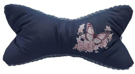 Leseknochen Schmetterling blau, 100% Baumwolle, 100% Polyester