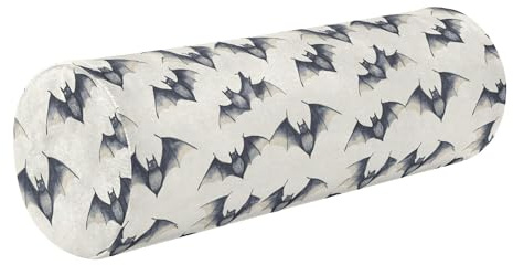 Almohada para sofá, almohada terapéutica para el cuello, almohada redonda, almohada cilíndrica pequeña, fundas de almohada cervical con cremallera, bonita acuarela