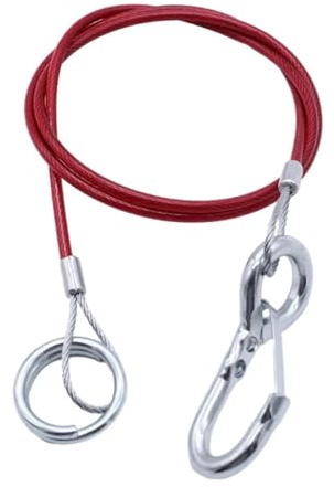 SHENJMAI Corda di Traino Cavo di Traino for rimorchio for impieghi gravosi con Potente Resistenza Cavo di Sicurezza for rimorchio da 100 cm