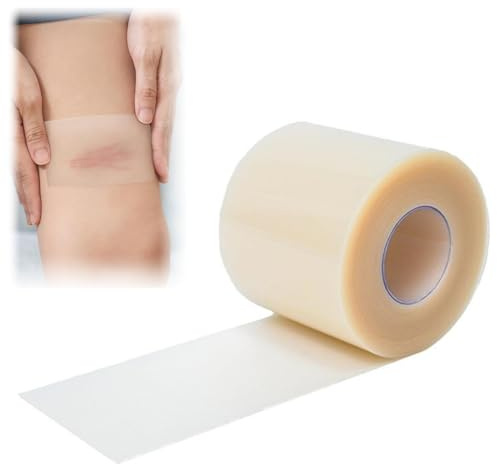 OIXYAZ Rollo De Vendajes Hidrocoloides - 5 X 100 Cm Cinta Y Parche Hidrocoloide AutoadhesivosIdeales,Adecuado para la recuperación de heridas, ampollas y acné.