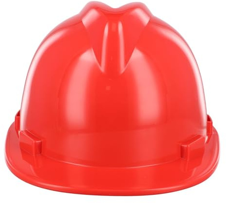 Casco de seguridad ABS ligero diseñado específicamente para sitios de construcción (rojo)