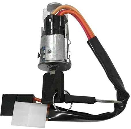 Start Key Lock Schalter Für Trafic 2001-2014 Zündschloss-Lenkradschloss-Kontaktschalter & 2 Schlüssel 7701038365 7700765533 Motorrad Zündschlüssel
