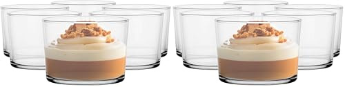 Glasmark KROSNO 1992 Tazze Da Dessert 6 Pezzi In Vetro Trasparente Coppe Da Gelato Lavabile In Lavastoviglie 170 ml (Confezione da 2)