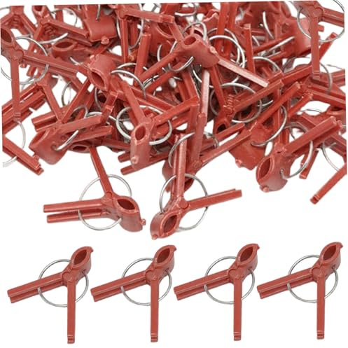 AwnsIMfreien Clips para Tomate, 100 Clips para injerto de Plantas, Planta de Boca Redonda para Soporte Seguro de Plantas, Ideal como Clip para Tomate, Pepino, sandía y orquídea, orquídea