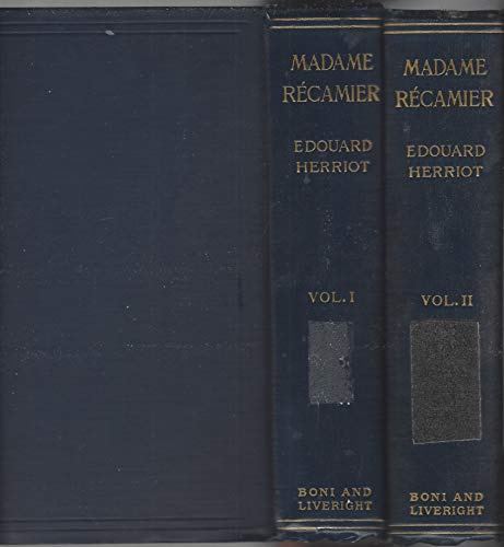 MADAME RECAMIER Volumes One and Two