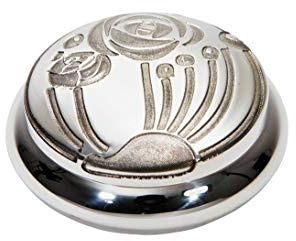 Wentworth Pewter, von Charles Rennie Mackintosh inspirierte runde Schmuckdose aus Zinn, Pillendose, Geschenk Durchmesser: 85 mm, H: 35 mm