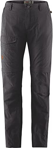 Fjallraven 84759 Travellers MT Zip-off Trs W Pantaloni sportivi Donna Dark Grey 38