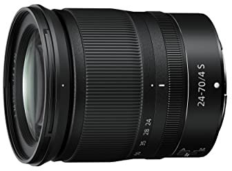 Nikon NIKKOR Z 24-70 F/4 S, Obiettivo compatto, Pieno Formato, Diaframma Fisso, ideale per scene di scarsa illuminazione, Distanza Minima messa a Fuoco 0,30m, nero [Nital Card: 4 Anni di Garanzia]