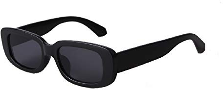 ADEWU Retro Schmale Sonnenbrille Damen Herren Rechteckig UV400 Vintage 90er Sunglasses