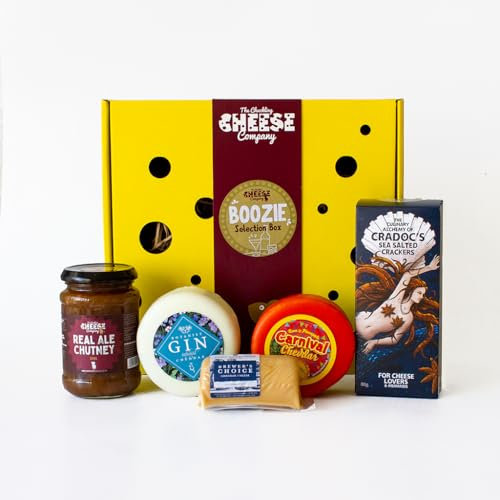 The Boozie Cheese Gift Box. A Delicious Alcohol Inspired Cheese Selection. The Perfect Luxury Hamper. Food Gifts Really Do Make The Best Gifts. The Chuckling Cheese Company.