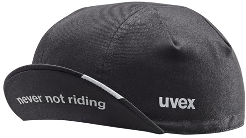 uvex cycling cap Fahrradmütze - atmungsaktiv & schnelltrocknend - Schützt vor Sonne & Insekten - black - S-M