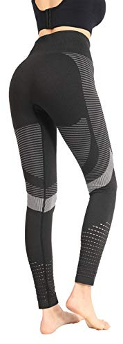 CCOOfhhc Kompressionsleggins Damen LipöDem Tummy Control Fitness Trainingshose Booty Lifting Blickdicht Hohe Taille Leggings Stretch Workout Yogahosen Po Push Up Kompressions Sportleggings Yoga Hose