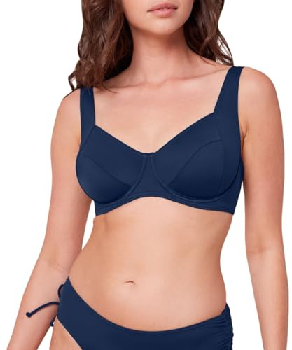 Triumph Damen Summer Mix & Match W 01 sd Bikini top, Marine, 40B
