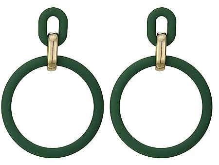 SIXDUTON Pendientes Mujer de Aro Grandes Ovalados Hipoalergénicos Exagerada Aretes Colgantes Vintage Elegante Moda Joyería de Banquete Prom