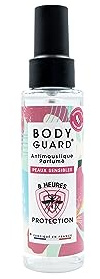 BODYGUARD | Anti-moustiques Parfumé Peaux Sensibles | Spray répulsif | Protection contre piqûres de moustiques | Efficace 8 heures contre les moustiques tigres | Dès 1 an | Fabriqué en France | 100 ml