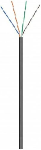 Danicom Cable de red exterior CAT6 - U/UTP - AWG 24/7 (flexible) - 305 metros - negro - CCA