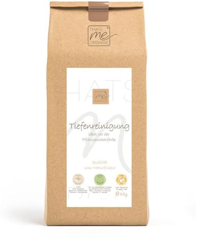 Thats me Organic BIO Haar Tiefenreinigungsshampoo Pulver 90g – Entfernt Rückstände, Ablagerungen & Silikonreste – Detox und Clarifying Shampoo Pulver für saubere, gesunde Haare