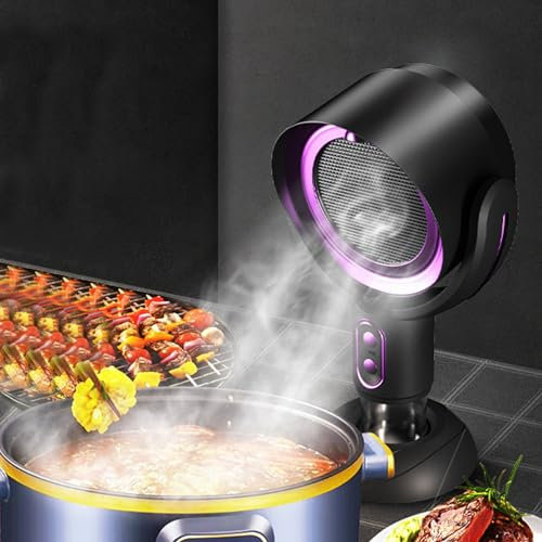 Cappa da Portatile, Cappa da da Tavolo con Ventola di Scarico a 2 velocità, Aspiratore Portatile Rimovibile per Cucine da Interni per Barbecue, Pentole Calde e