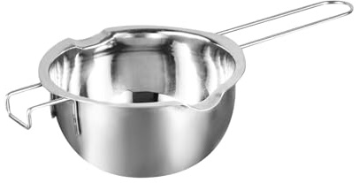 Sharplace Wasserbad-Schmelztiegel, Schmelzschüssel, Mehrzweck-Schokoladen-Schmelztiegel, Kesseltopf für Küche, Kochen, Camping, Party, 600 ml