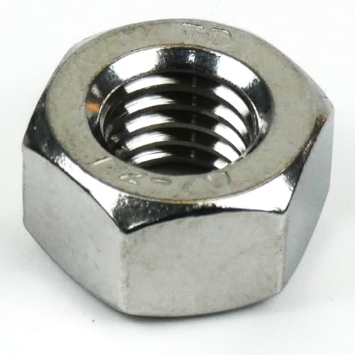 DAUMLINK® Dado alto in acciaio inox A2 (V2A) | Dado esagonale lungo ad alta resistenza | Equivalente UNI 5587 / EN ISO 4033 | Fissaggio professionale | 25 pezzi – varie misure (M10)