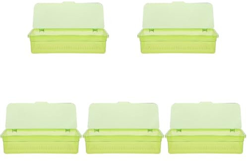Ciieeo 5st Besteck Aufbewahrungsbox Container Tabletts Abtropfgestell Für Küchenbesteck Organizer Mit Deckel Essstäbchenhalter Für Die Küche Schrank Pp Schublade Wiederverwendbar