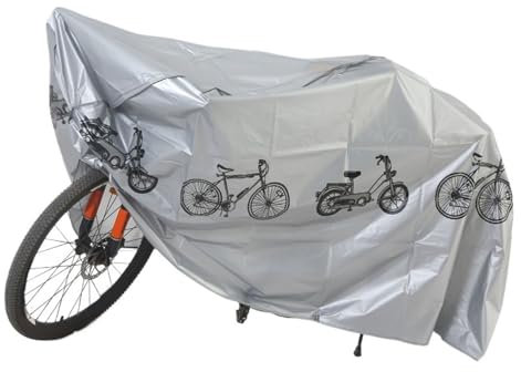 Wasserdichte Fahrradabdeckung im Freien UV-Fahrradhülle for Fahrrad Verhindern Sie Regen Fahrradabdeckung Fahrradzubehör Fahrradabdeckung ( Color : Grey )
