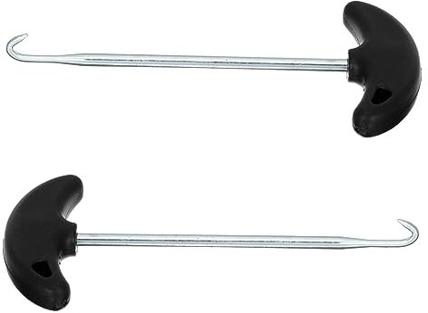 2 Stück Schnürsenkelspanner, Stiefelheber for Stiefel, Stiefelhaken, Hockey-Schnürsenkel, Hockey-Spitzen-Spannwerkzeug, Schnürsenkelgürtel, Stiefeltasche, Scrollrad, Motorrad, Edelstahl/1300