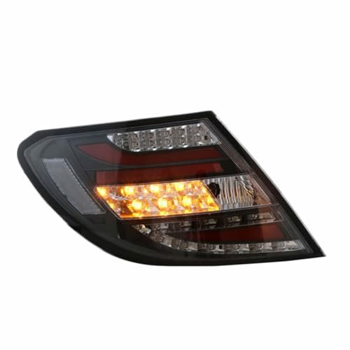 GHCPMQ Auto Rückleuchte für Benz W204 C180 C200 C260 2007～2010,Auto wasserdichte Rücklicht Komponenten Heckleuchte Montage Ersetzen Zubehör,B