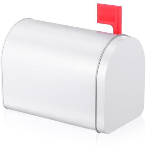 MAGICLULU Boîte aux lettres Père Noël Boîte aux lettres jouet pour enfants Boîte aux lettres en métal pour la maison Jouet Boîte aux lettres Petite boîte aux lettres en métal Boîte aux lettres