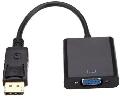 DisplayPort to VGA Adapter,DisplayPort Male to VGA Female Display Monitor Converter Cable,displayPort Input to VGA Output Adapter Compatible for Laptop, Computer, Monitor and Projector