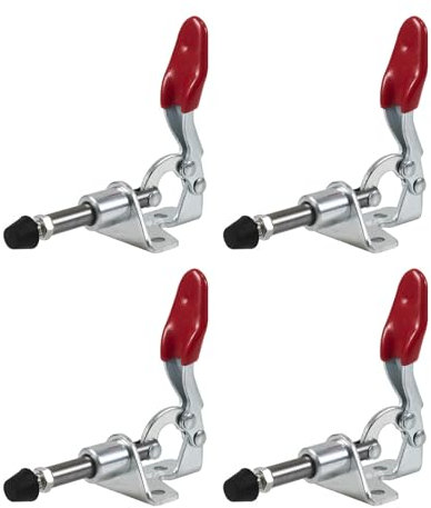 DOUDINGMAO Zugriegel 301AM verstellbare Knebelklemmen, gestrichene Klemmen, Push-Pull-Kippklemmen, Schnellspanner, Halte-Kippriegel